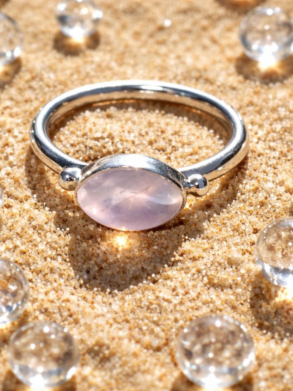 Rose Quartz Ring - Picture 2 of 11